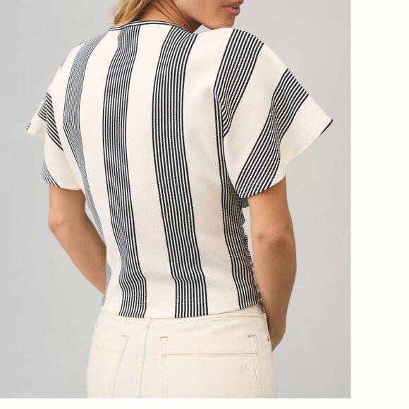 Anthropologie Bishop + Young Twist Front Blouse - Picture 2 of 15